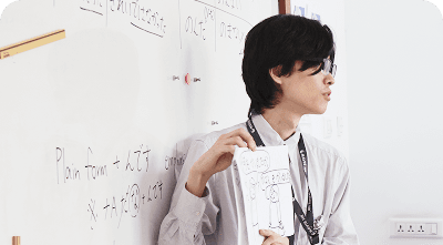 日本語と介護研修を受ける候補者